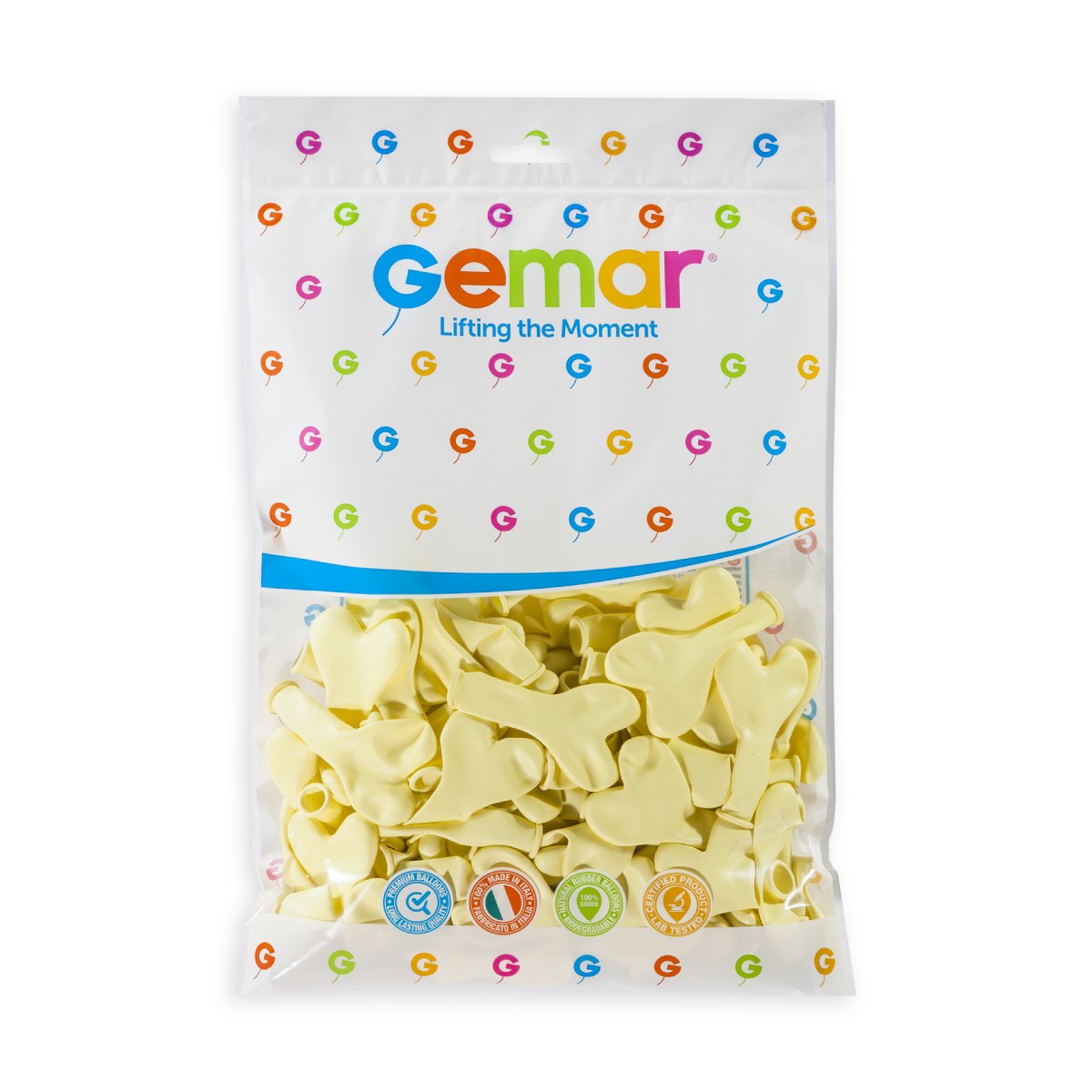 Gemar 6" Ivory #059 CR6 100pcs Modelling Balloons — Italian store pack original 1200px