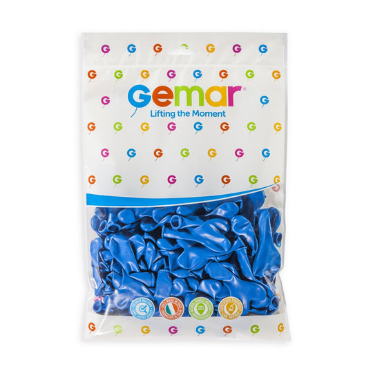 Gemar 6" Blue #010 CR6 100pcs Modelling Balloons — Italian store pack original 1200px