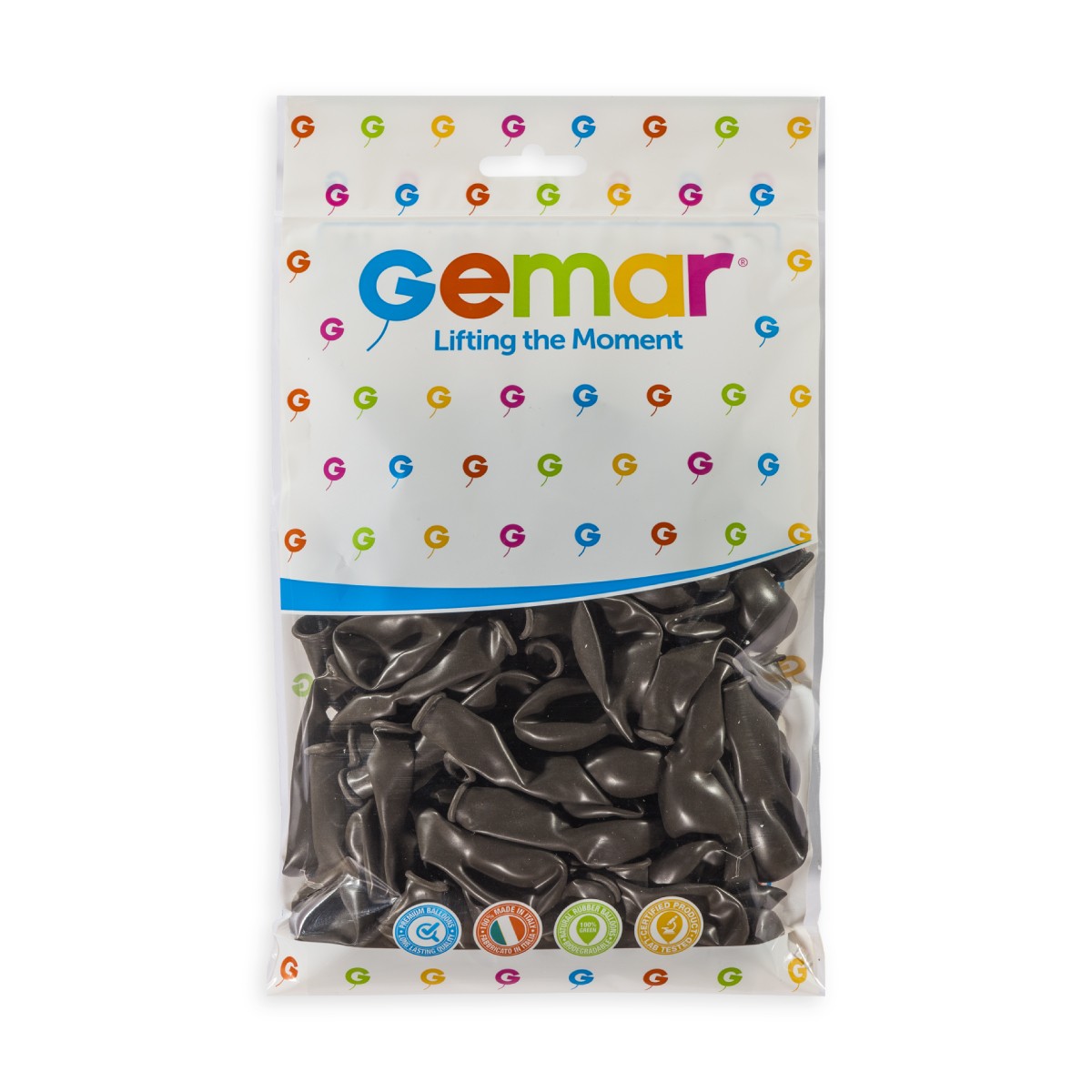 Gemar 5" Brown #048 A50 50pcs Round Balloon — Italian store pack original 1200px