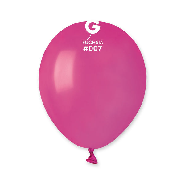 Gemar 5" Fuchsia #007 A50 50pcs Round Balloon — Italian store beauty original 1200px