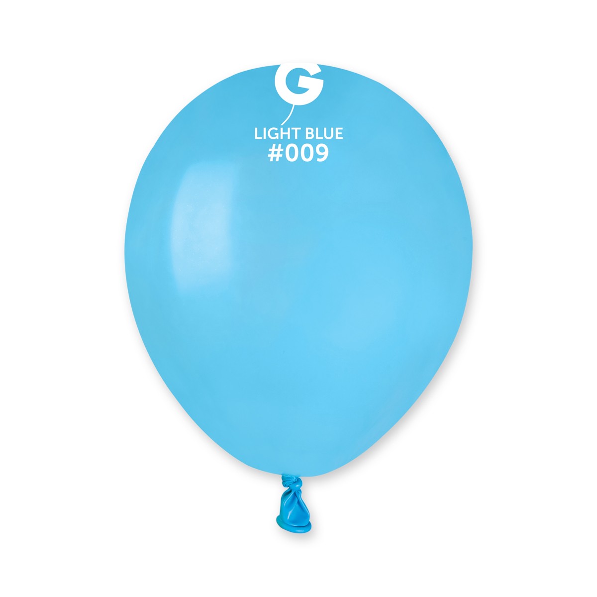 Gemar 5" Light Blue #009 A50 50pcs Round Balloon — Italian store beauty original 1200px