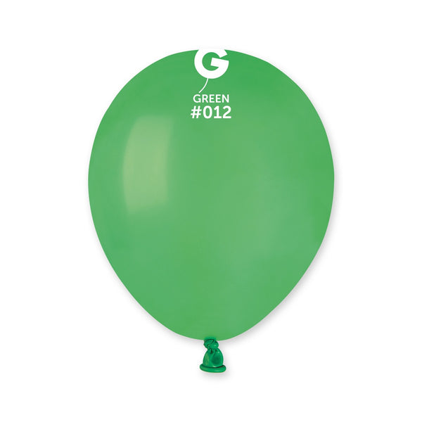Gemar 5" Green #012 A50 50pcs Round Balloon — Italian store beauty original 1200px