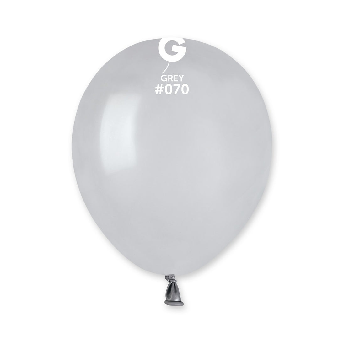 Gemar 5" Grey #070 A50 50pcs Round Balloon — Italian store beauty original 1200px