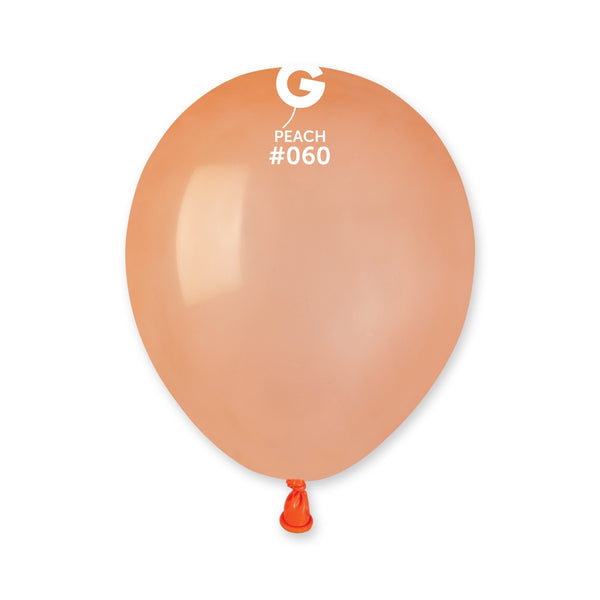 Gemar 5" Peach #060 A50 50pcs Round Balloon — Italian store beauty original 1200px