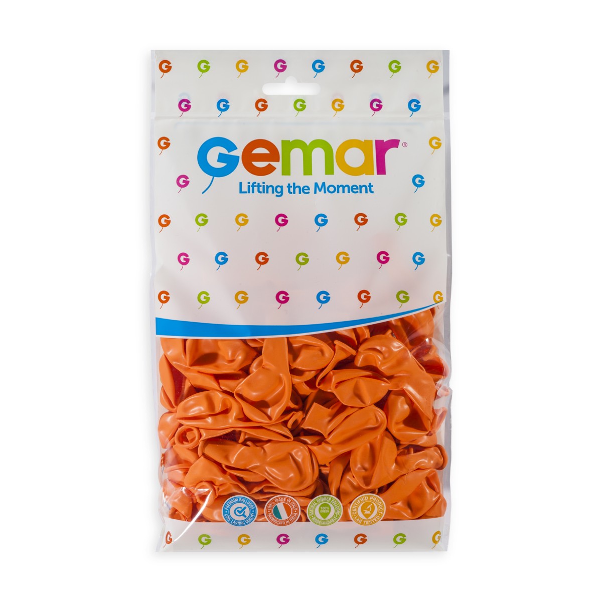 Gemar 5" Peach #060 A50 50pcs Round Balloon — Italian store pack original 1200px