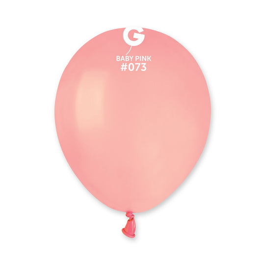 Gemar 5" Baby Pink #073 A50 50pcs Round Balloon — Italian store beauty original 1200px