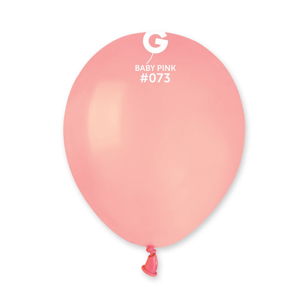 Gemar 5" Baby Pink #073 A50 50pcs Round Balloon — Italian store beauty original 1200px