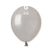 Gemar 5" Metallic Silver #038 AM50 50pcs Round Balloon — Italian store beauty original 1200px