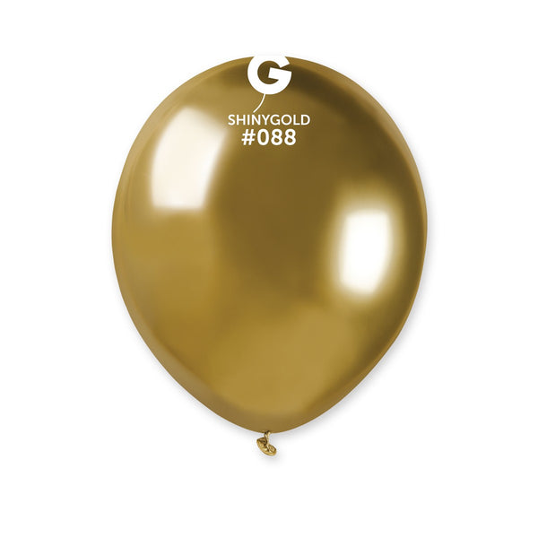 Gemar 5" Shiny Gold #088 AB50 50pcs Round Balloon — Italian store beauty original 1200px