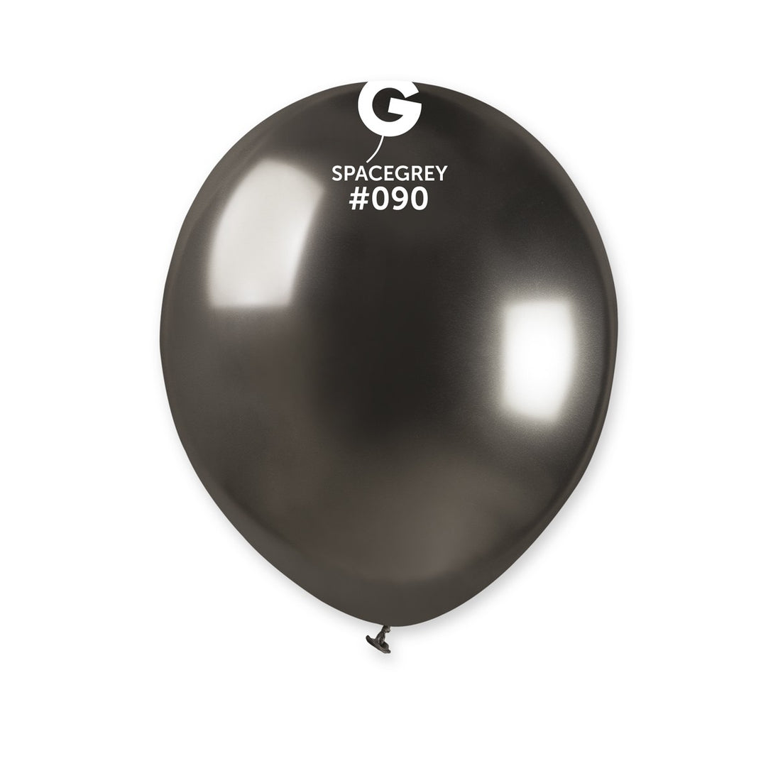 Gemar 5" Shiny Space Grey #090 AB50 50pcs Round Balloon — Italian store beauty original 1200px