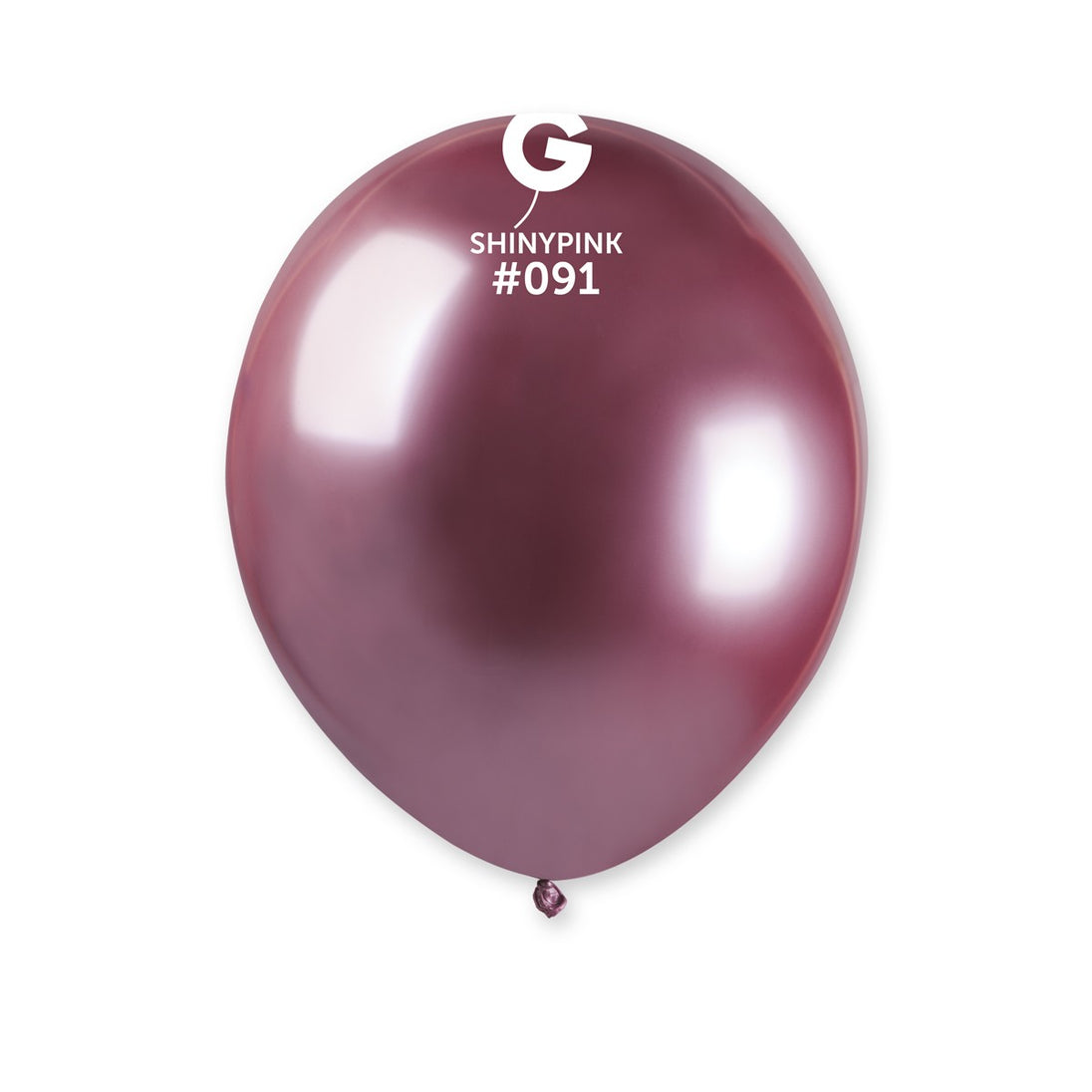Gemar 5" Shiny Pink #091 AB50 50pcs Round Balloon — Italian store beauty original 1200px