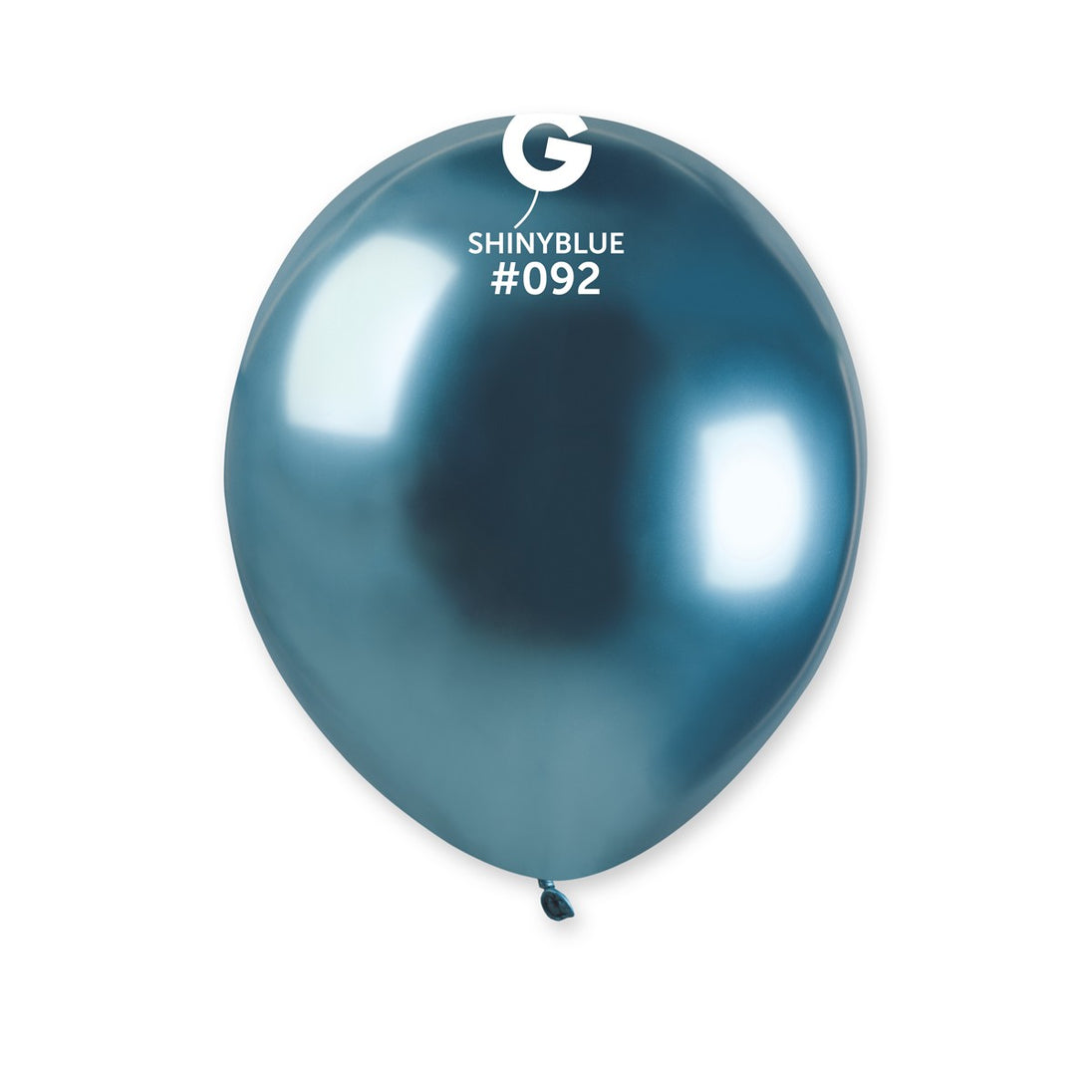 Gemar 5" Shiny Blue #092 AB50 50pcs Round Balloon — Italian store beauty original 1200px