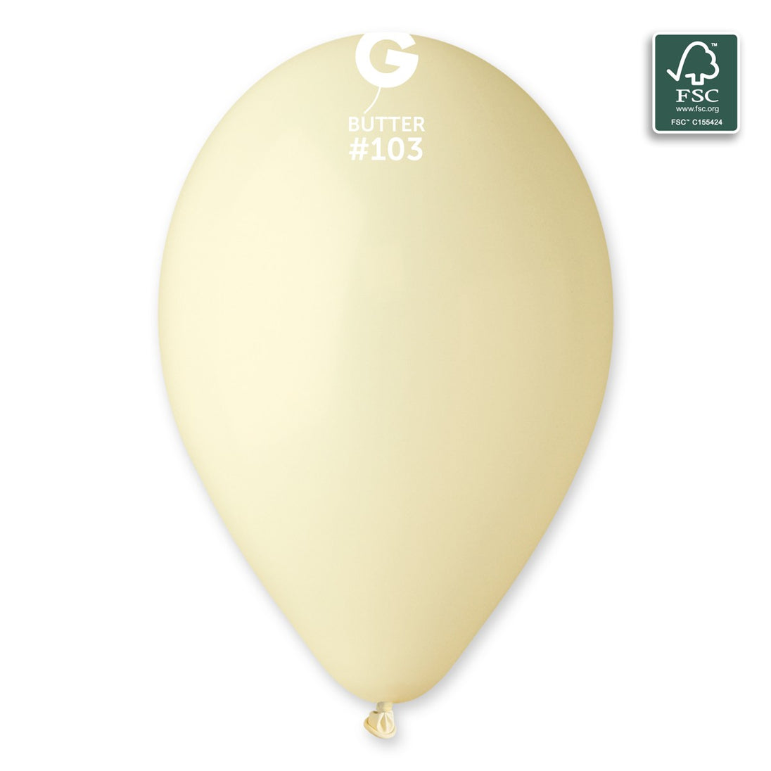 Gemar 13" Butter #103 G120 50pcs Round Balloon — Italian store beauty original 1200px