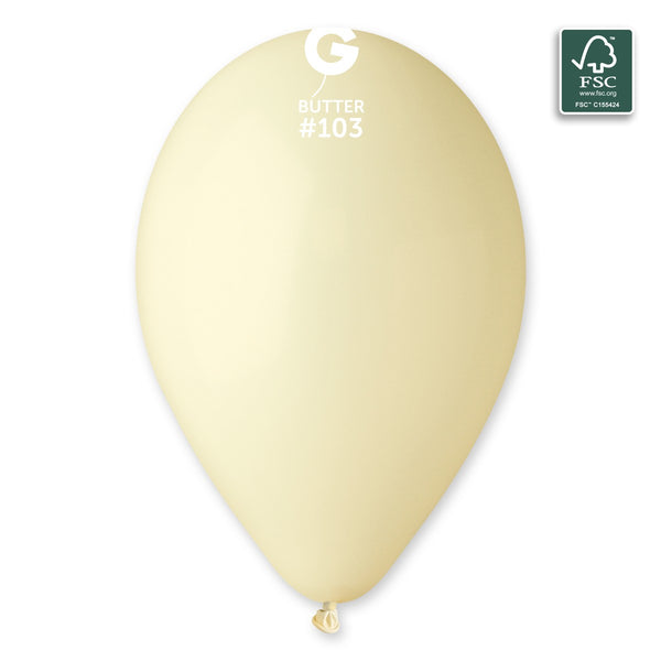 Gemar 13" Butter #103 G120 50pcs Round Balloon — Italian store beauty original 1200px