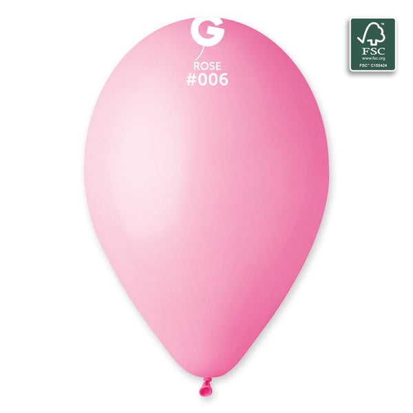 Gemar 13" Rose #006 G120 50pcs Round Balloon — Italian store beauty original 1200px