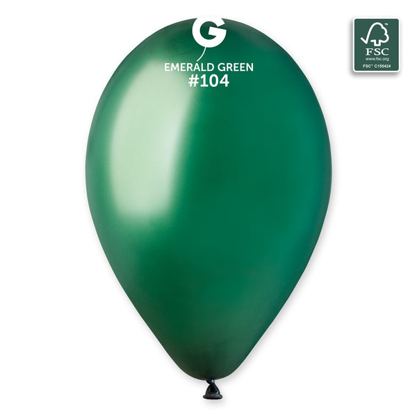 Gemar 13" Emerald Green #104 G120 50pcs Round Balloon — Italian store beauty original 1200px