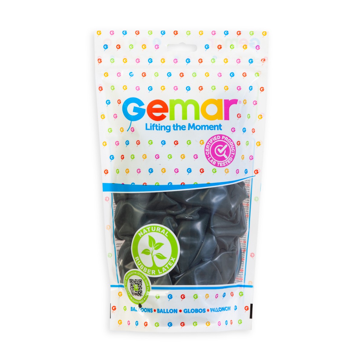 Gemar 13" Emerald Green #104 G120 50pcs Round Balloon — Italian store pack original 1200px