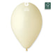 Gemar 13" Ivory #059 G120 50pcs Round Balloon — Italian store beauty original 1200px