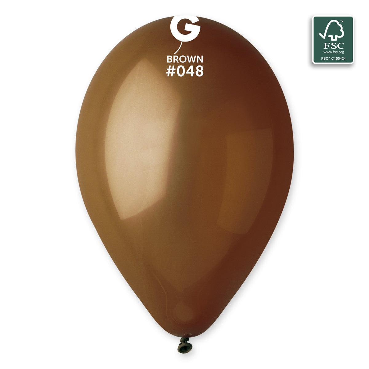 Gemar 13" Brown #048 G120 50pcs Round Balloon — Italian store beauty original 1200px