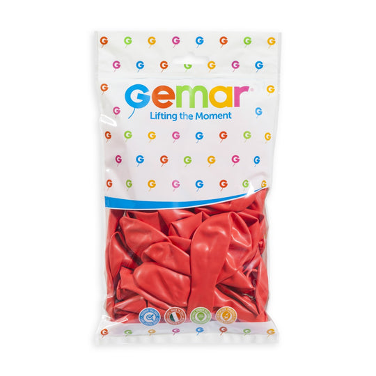 Gemar 13" Corallo #078 G120 50pcs Round Balloon — Italian store pack original 1200px