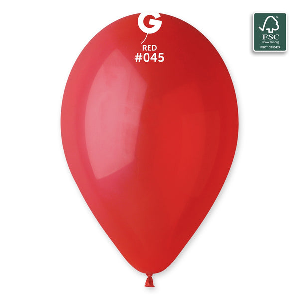Gemar 13" Red #045 G120 50pcs Round Balloon — Italian store beauty original 1200px
