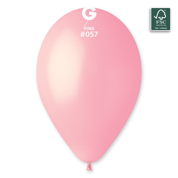 Gemar 13" Pink #057 G120 50pcs Round Balloon — Italian store beauty original 1200px
