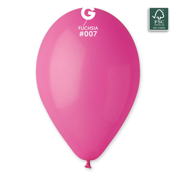 Gemar 13" Fuchsia #007 G120 50pcs Round Balloon — Italian store beauty original 1200px