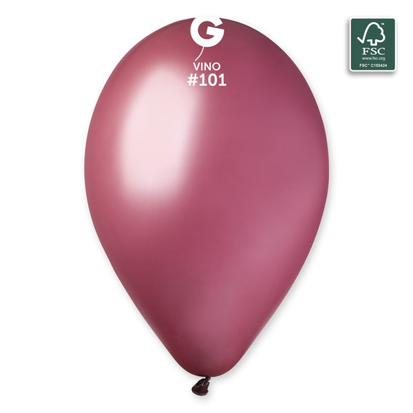 Gemar 13" Vino #101 G120 50pcs Round Balloon — Italian store beauty original 1200px
