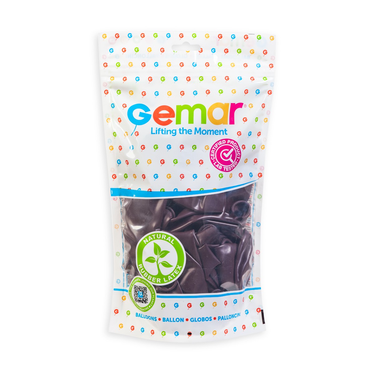 Gemar 13" Vino #101 G120 50pcs Round Balloon — Italian store pack original 1200px