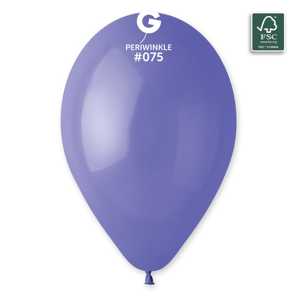 Gemar 13" Periwinkle #075 G120 50pcs Round Balloon — Italian store beauty original 1200px