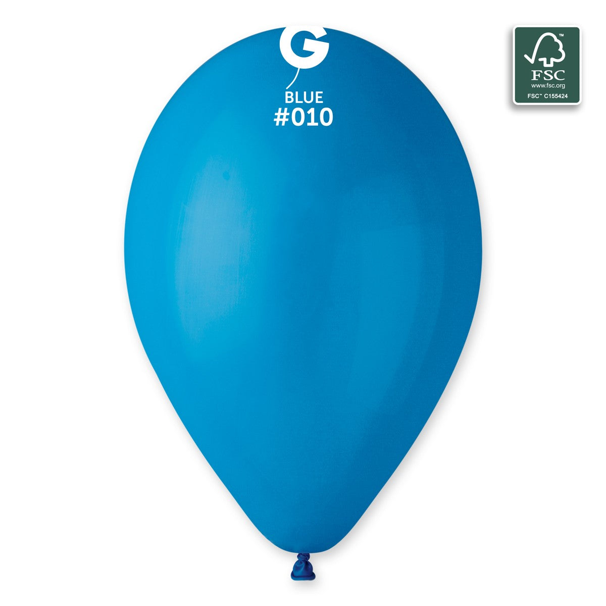 Gemar 13" Blue #010 G120 50pcs Round Balloon — Italian store beauty original 1200px