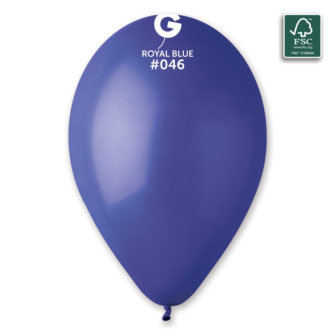 Gemar 13" Royal Blue #046 G120 50pcs Round Balloon — Italian store beauty original 1200px