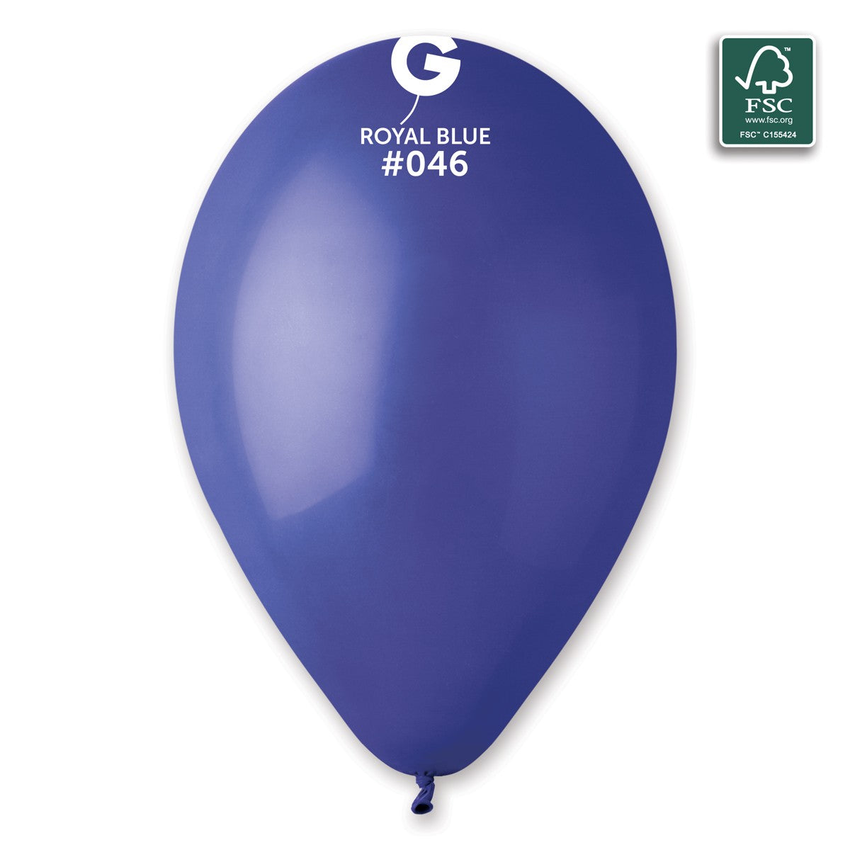 Gemar 13" Royal Blue #046 G120 50pcs Round Balloon — Italian store beauty original 1200px