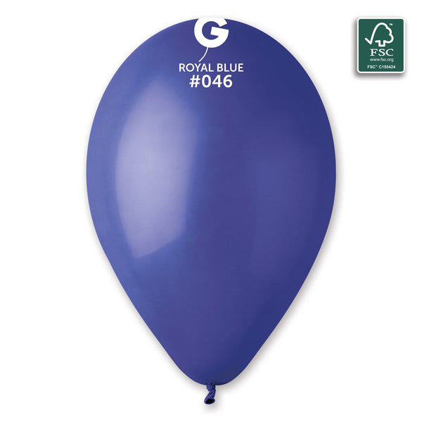 Gemar 13" Royal Blue #046 G120 50pcs Round Balloon — Italian store beauty original 1200px