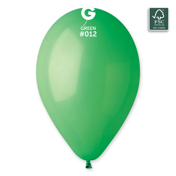 Gemar 13" Green #012 G120 50pcs Round Balloon — Italian store beauty original 1200px