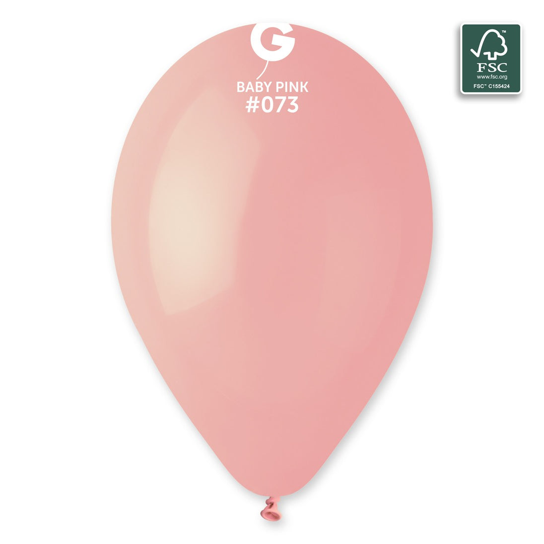 Gemar 13" Baby Pink #073 G120 50pcs Round Balloon — Italian store beauty original 1200px