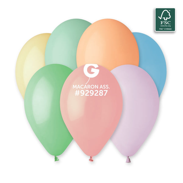 Gemar 13" Macaron Assorted #929287 G120 50pcs Round Balloon — Italian store beauty original 1200px