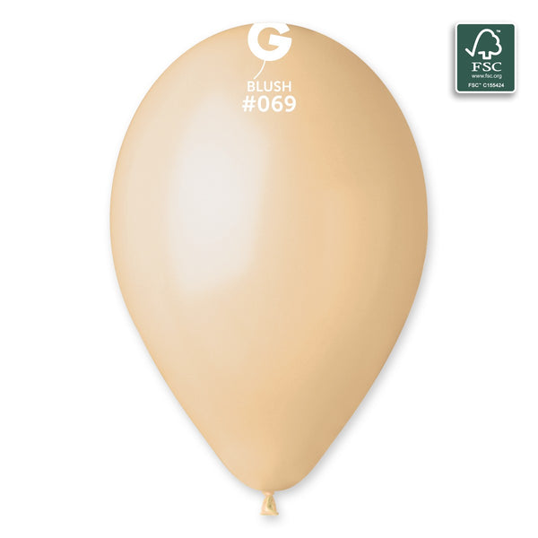 Gemar 13" Blush #069 G120 50pcs Round Balloon — Italian store beauty original 1200px