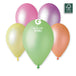 Gemar 13" Neon Assorted #081 GF120 50pcs Round Balloon — Italian store beauty original 1200px