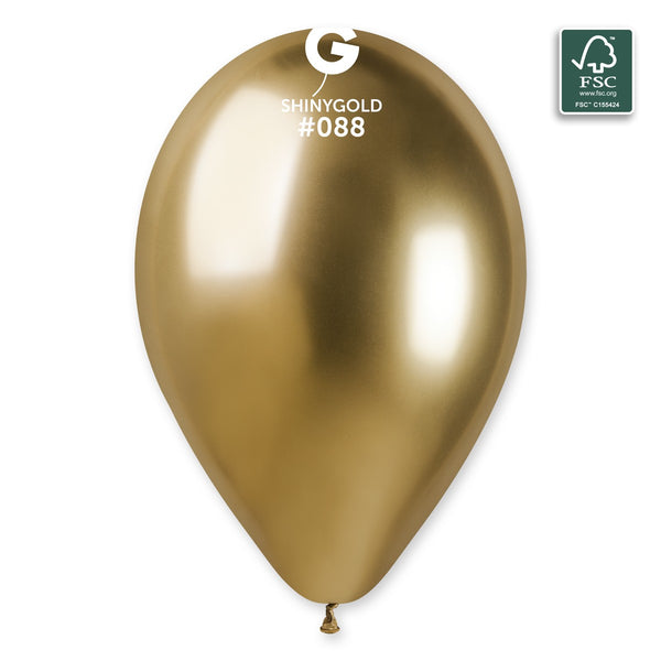 Gemar 13" Shiny Gold #088 GB120 50pcs Round Balloon — Italian store beauty original 1200px
