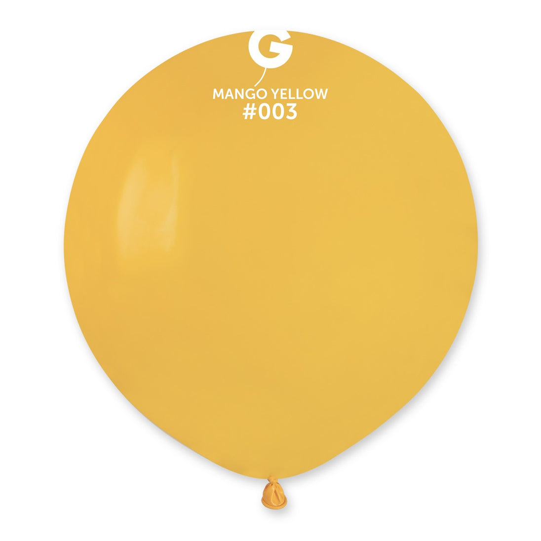 Gemar 19" Yellow #003 G19 25pcs Round Balloon — Italian store beauty original 1200px