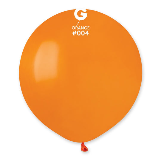 Gemar 19" Orange #004 G19 25pcs Round Balloon — Italian store beauty original 1200px
