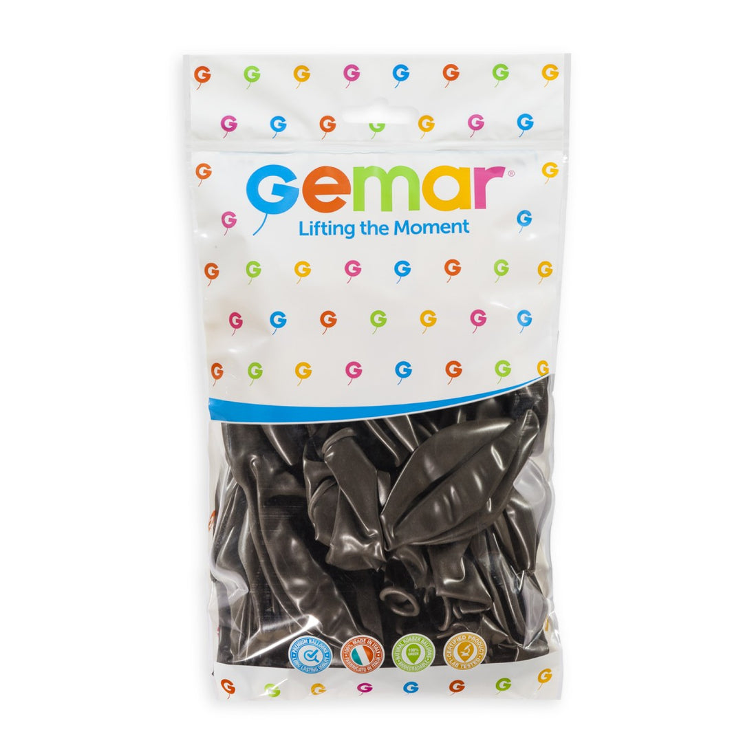 Gemar 19" Brown #048 G19 25pcs Round Balloon — Italian store pack original 1200px