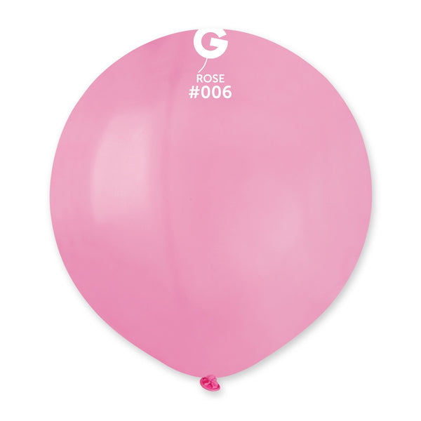 Gemar 19" Rose #006 G19 25pcs Round Balloon — Italian store beauty original 1200px