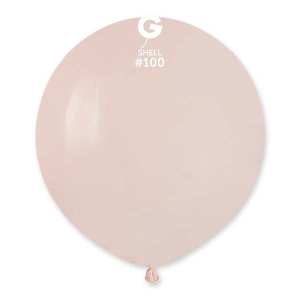 Gemar 19" Shell #100 G19 25pcs Round Balloon — Italian store beauty original 1200px