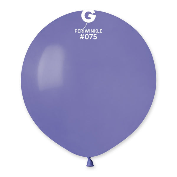 Gemar 19" Periwinkle #075 G19 25pcs Round Balloon — Italian store beauty original 1200px