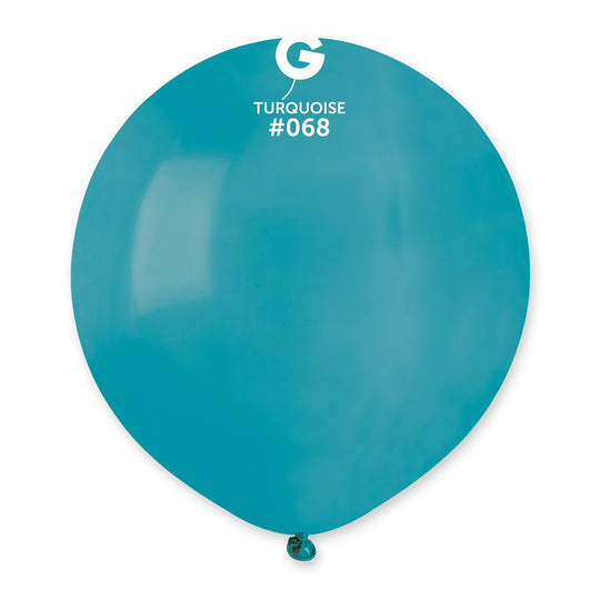 Gemar 19" Turquoise #068 G19 25pcs Round Balloon — Italian store beauty original 1200px
