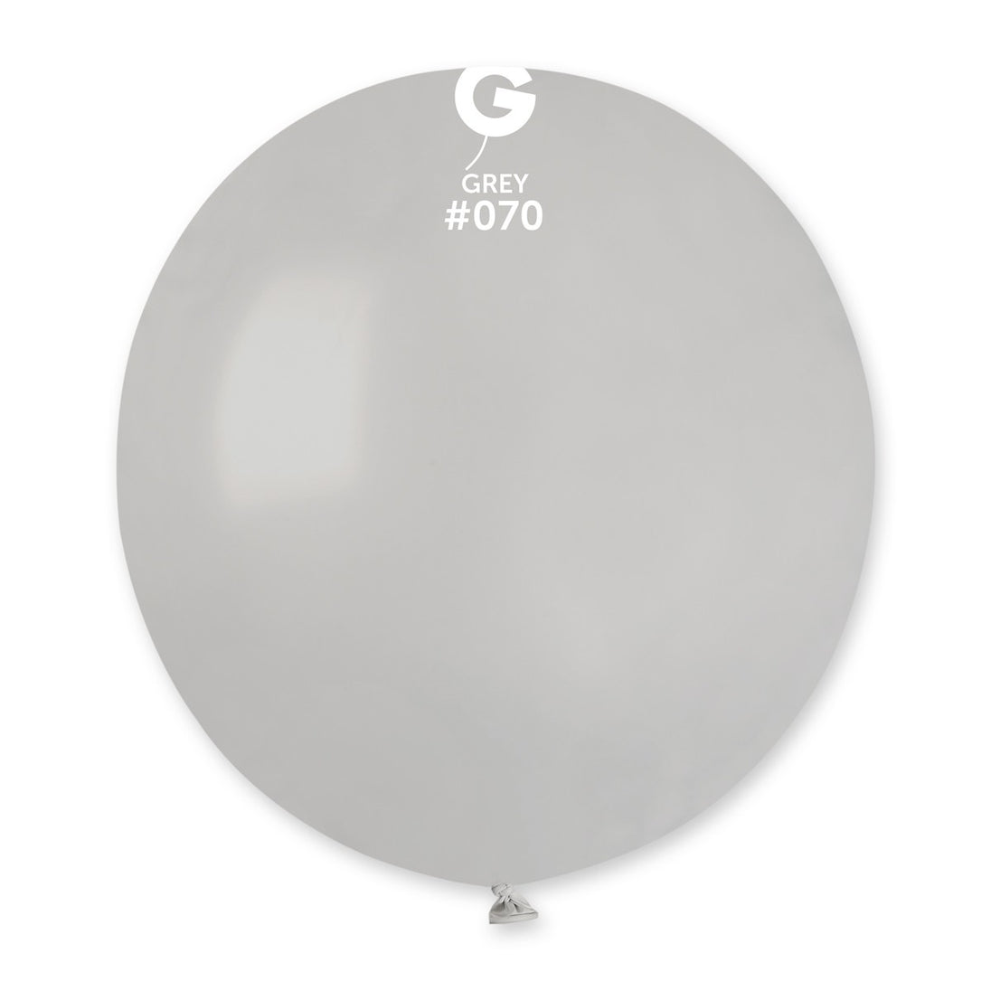 Gemar 19" Grey #070 G19 25pcs Round Balloon — Italian store beauty original 1200px