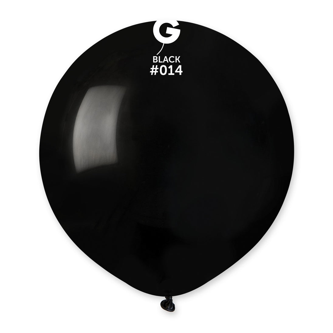 Gemar 19" Black #014 G19 25pcs Round Balloon — Italian store beauty original 1200px