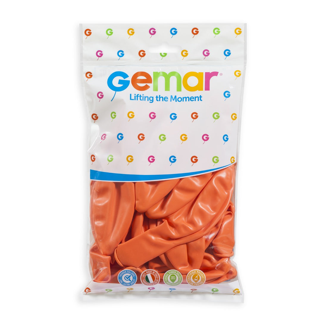 Gemar 19" Peach #060 G19 25pcs Round Balloon — Italian store pack original 1200px